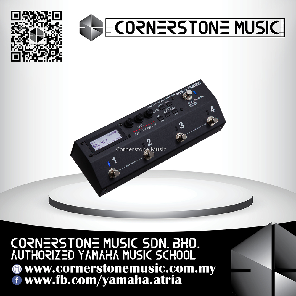Boss Guitar Multi Effect Processor MS-3 ( MS3 / MS 3 ) 24 bits and